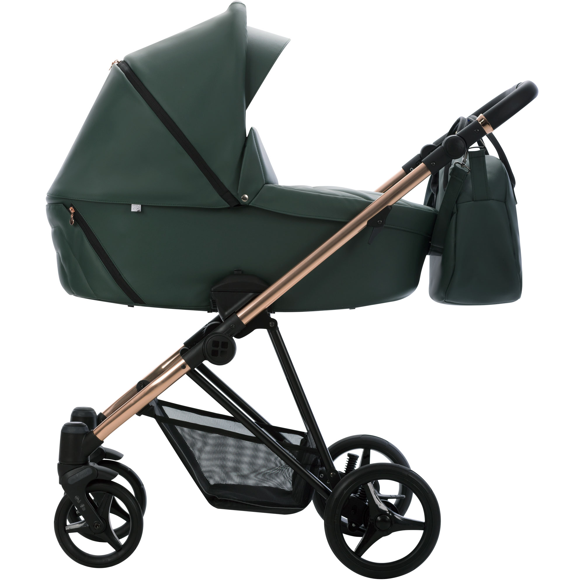 Коляска 2в1 Bebetto Yoddi Premium Class зеленый - фото 2