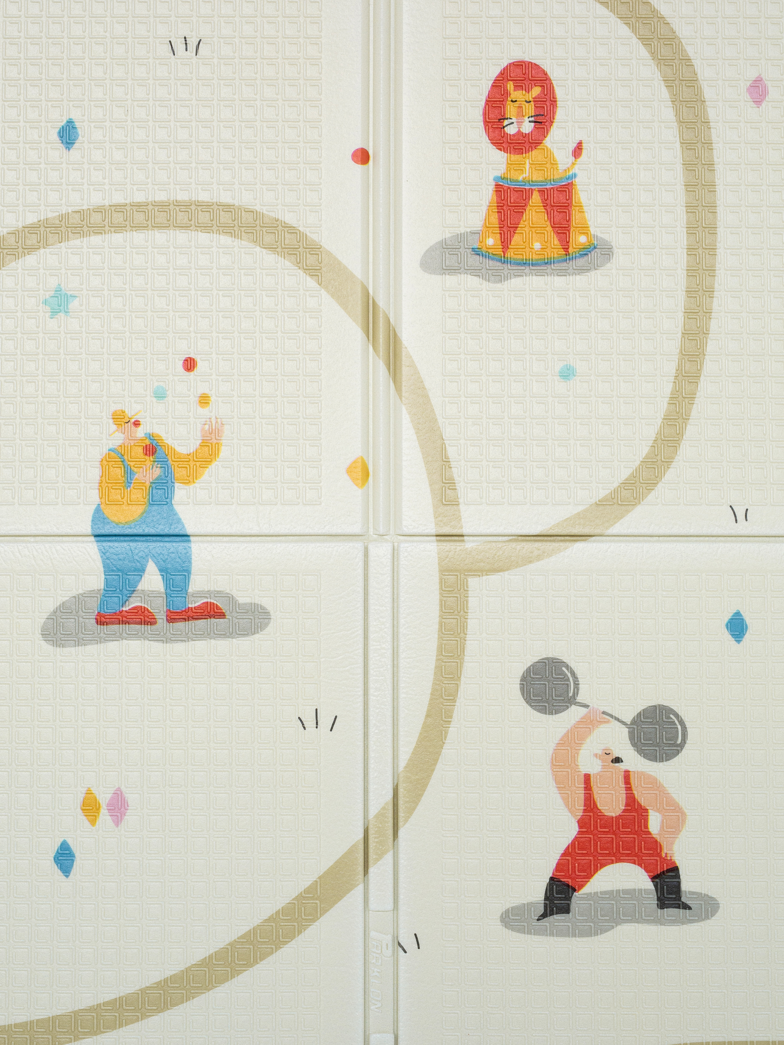 Детский складной коврик Parklon Цирк 140 x 200 см - фото 14