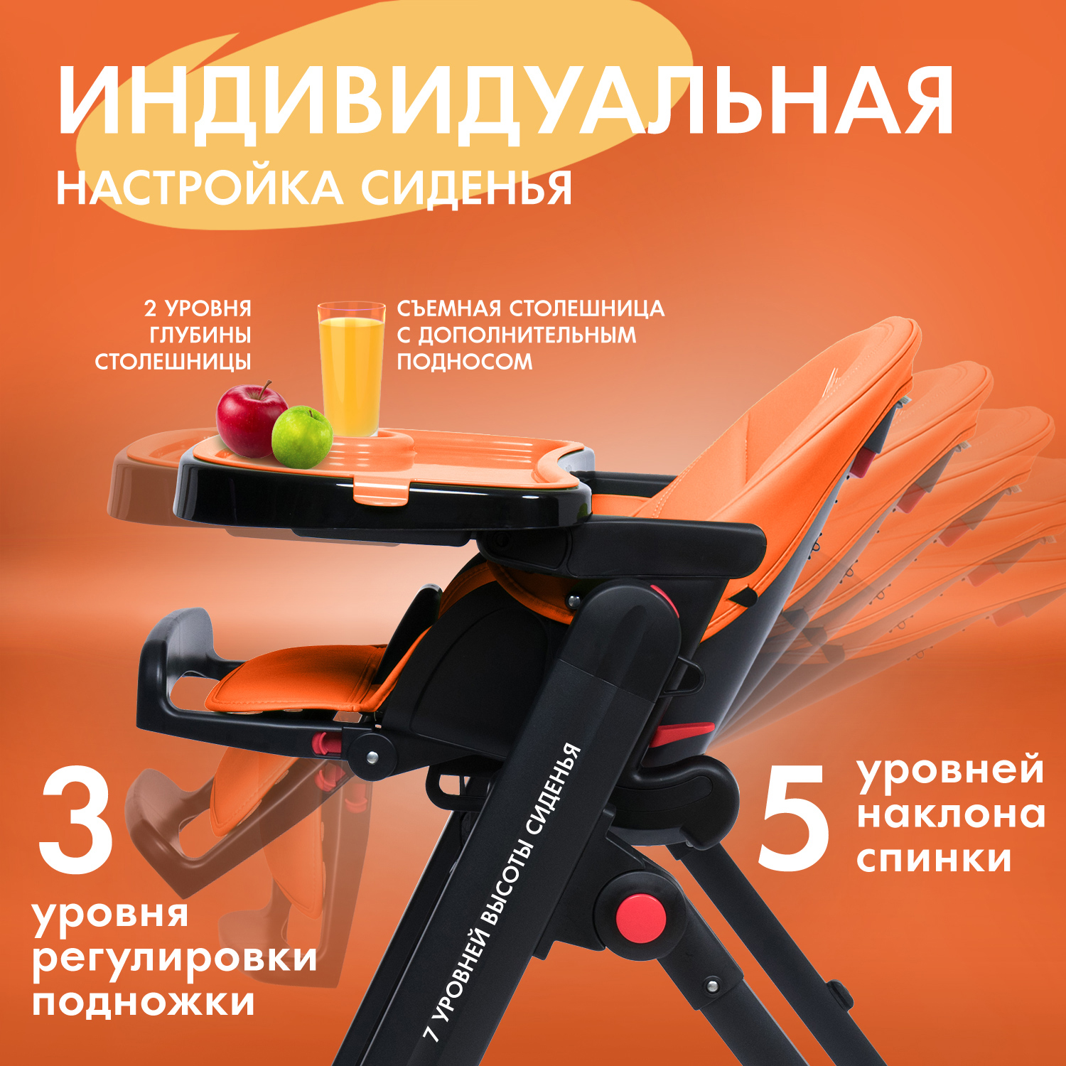 Стульчик для кормления Nuovita Futuro Senso классический - фото 3