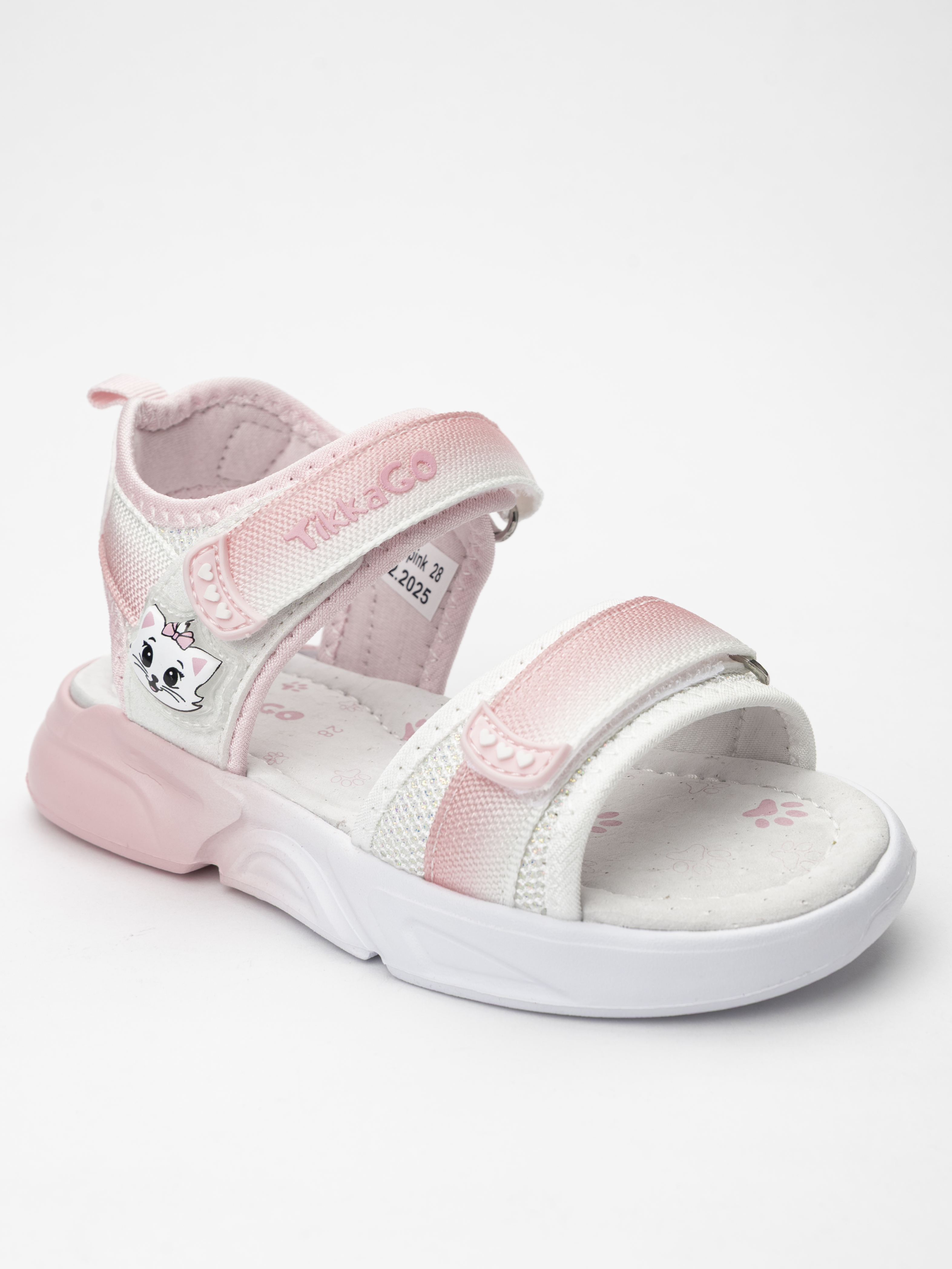 Сандалии TikkaGo 8B11_11429_white-pink - фото 4