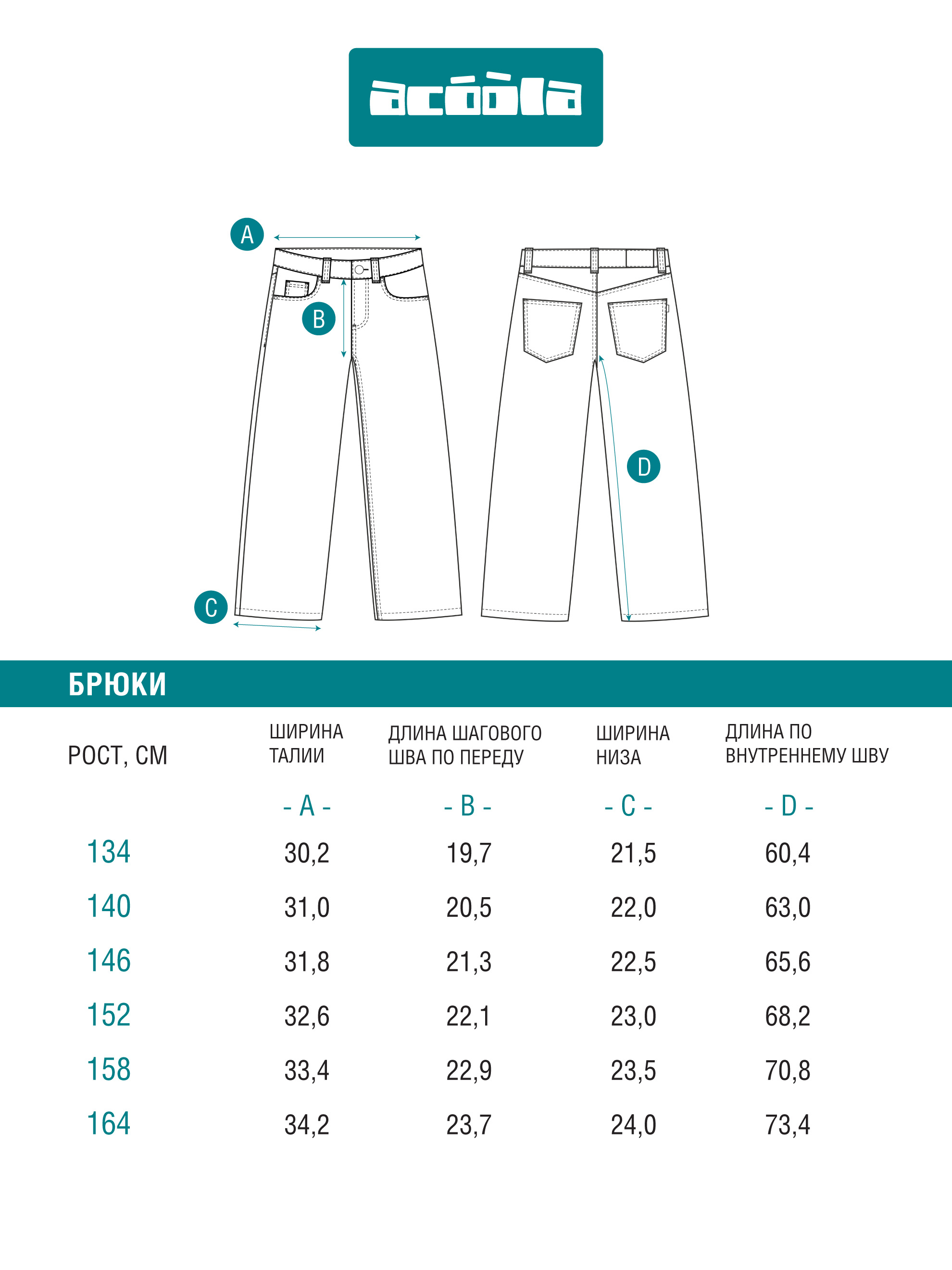 Джинсы Acoola 20210440115_0089583 - фото 9