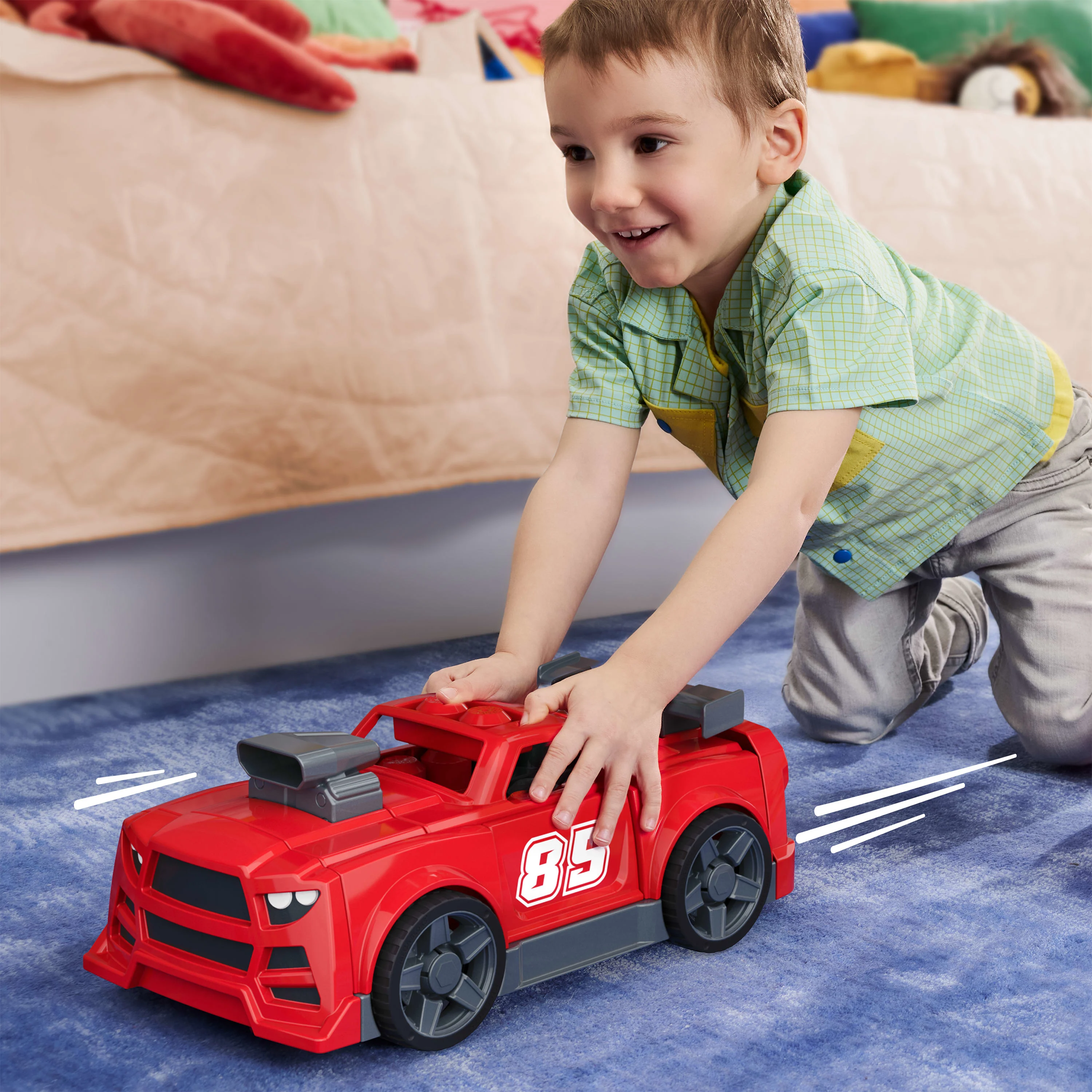 Конструктор Mega Bloks Build and Go Race Car 26 дет. - фото 4