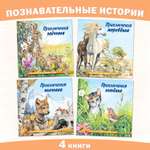Комплект книг Фламинго Сказки для детей Рассказы о животных Приключения Котенка Волчонка Зайчонка Жеребенка