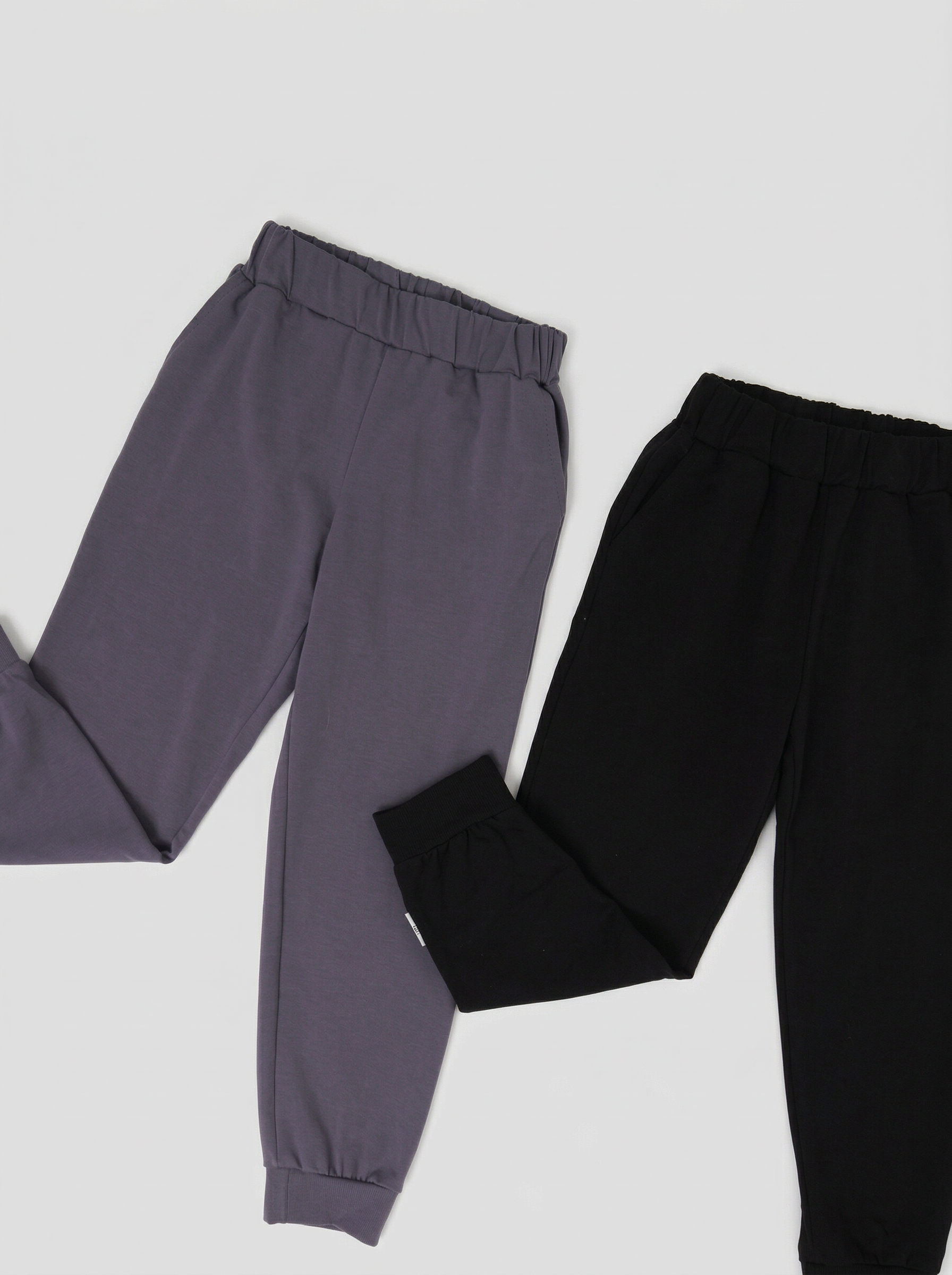 Брюки 2 шт Супер Пупс 2пр/штаны/темно-серый/черный - фото 18