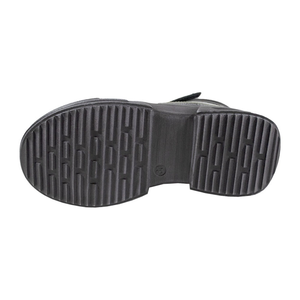 Кеды высокие Europen F-10401-СВ EUROPEN Кеды высокие,черно-белый - фото 4