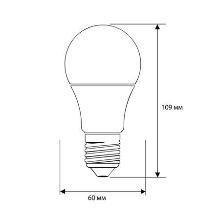 Лампочка Ergolux ЛОН LED-A60-11W-E27-4K