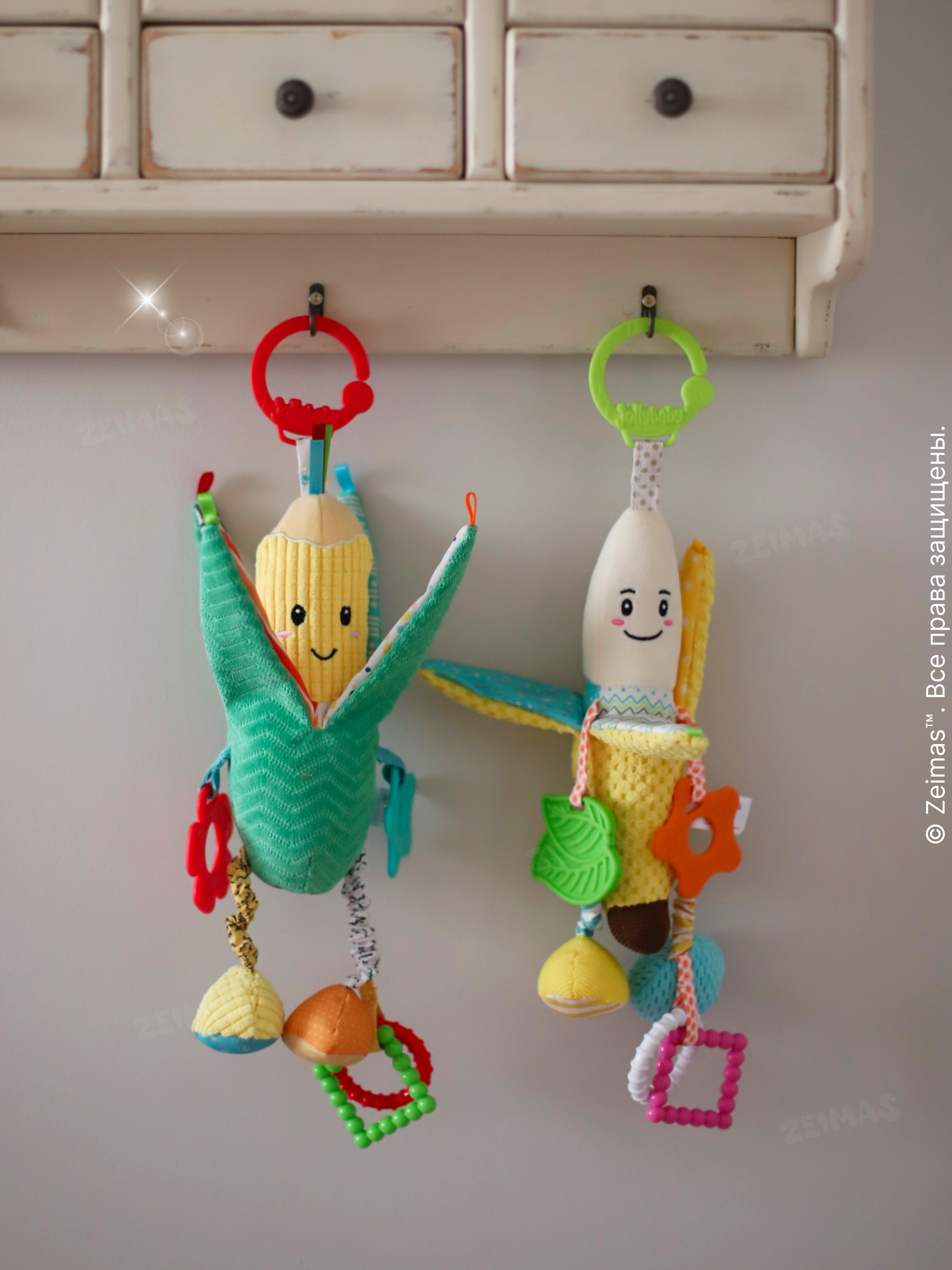 Игрушка Zeimas подвеска Игрушка мягкая погремушка - фото 21