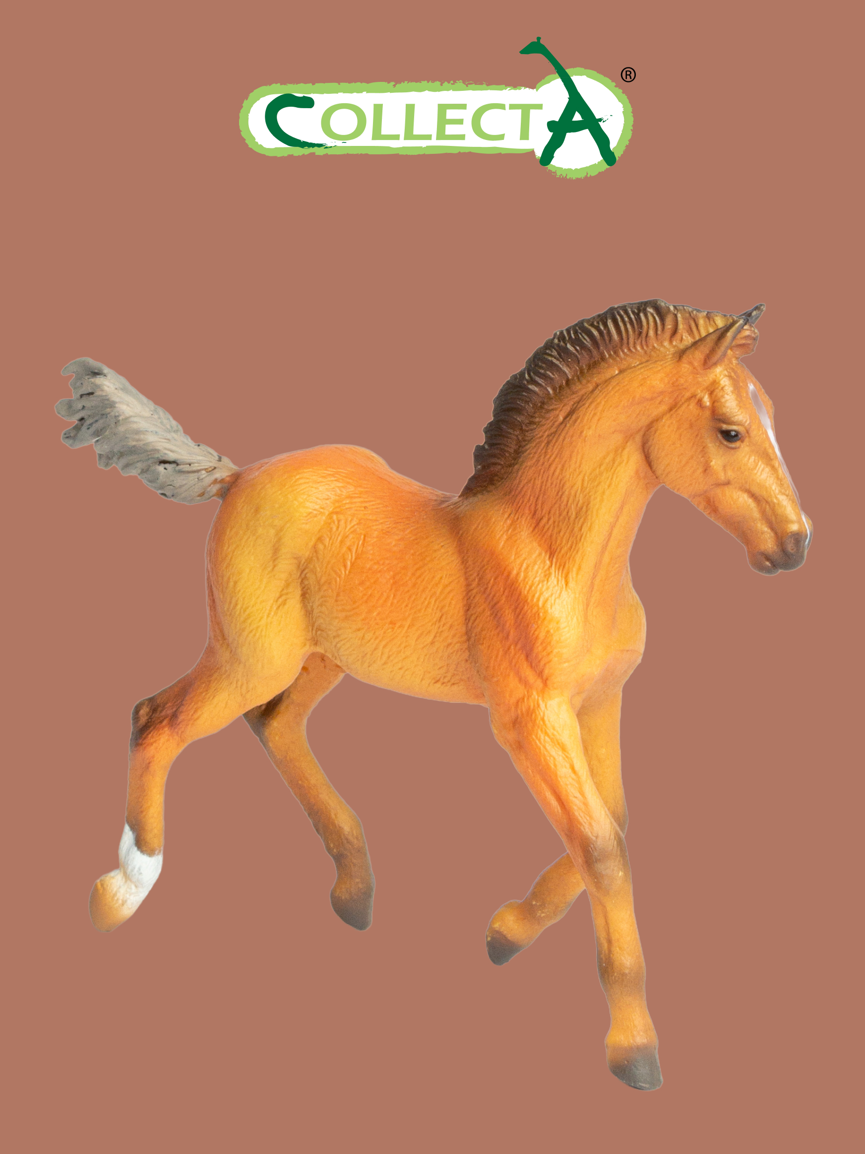 Фигурка Collecta Жеребёнок Ганноверский гнедой - фото 1