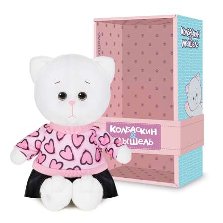 Игрушка мягкая Колбаскин и Мышель котик Колбаскин&Мышель 20 см