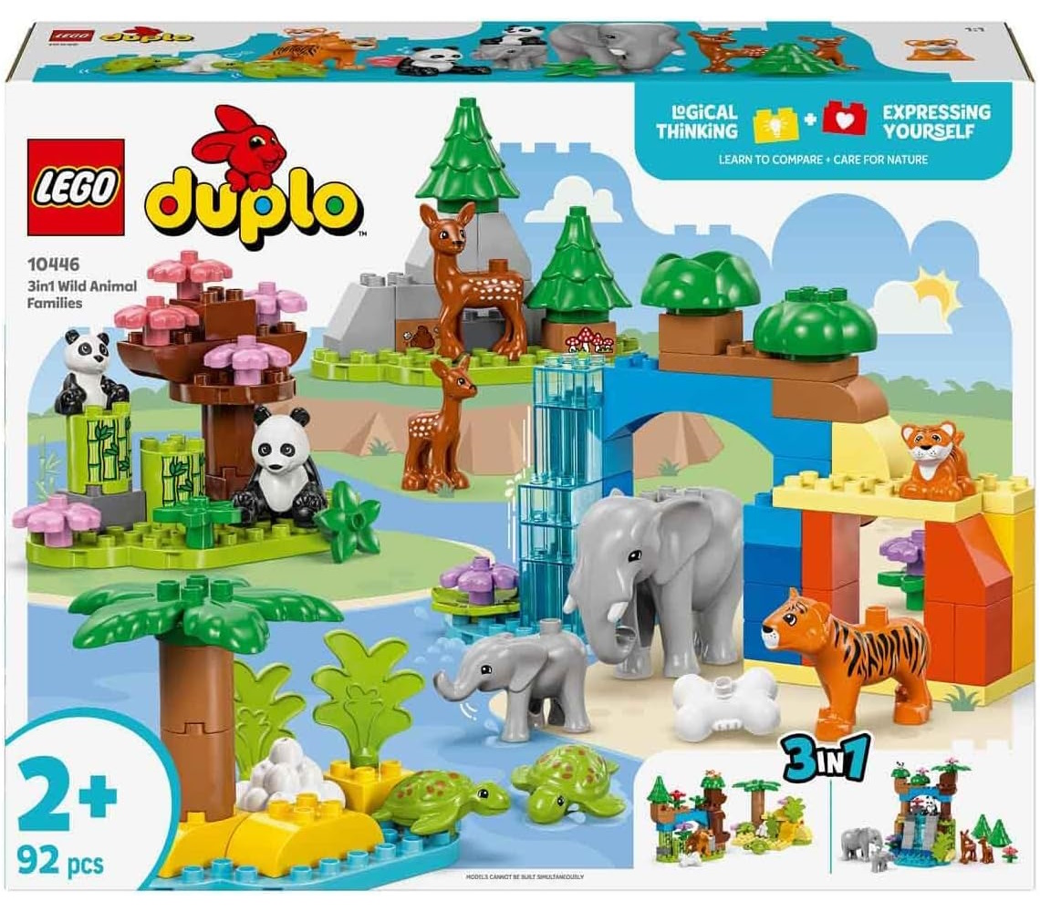 Конструктор LEGO DUPLO Семейства диких животных 92 дет. - фото 2