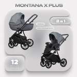Коляска 2в1 Riko Basic Montana X Plus серый