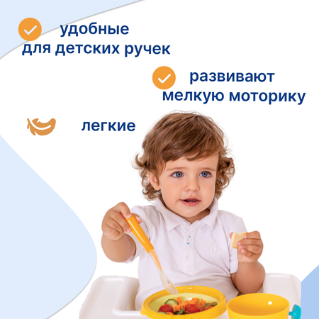 Ложка Uviton набор ложечек 3 шт. в ассортименте