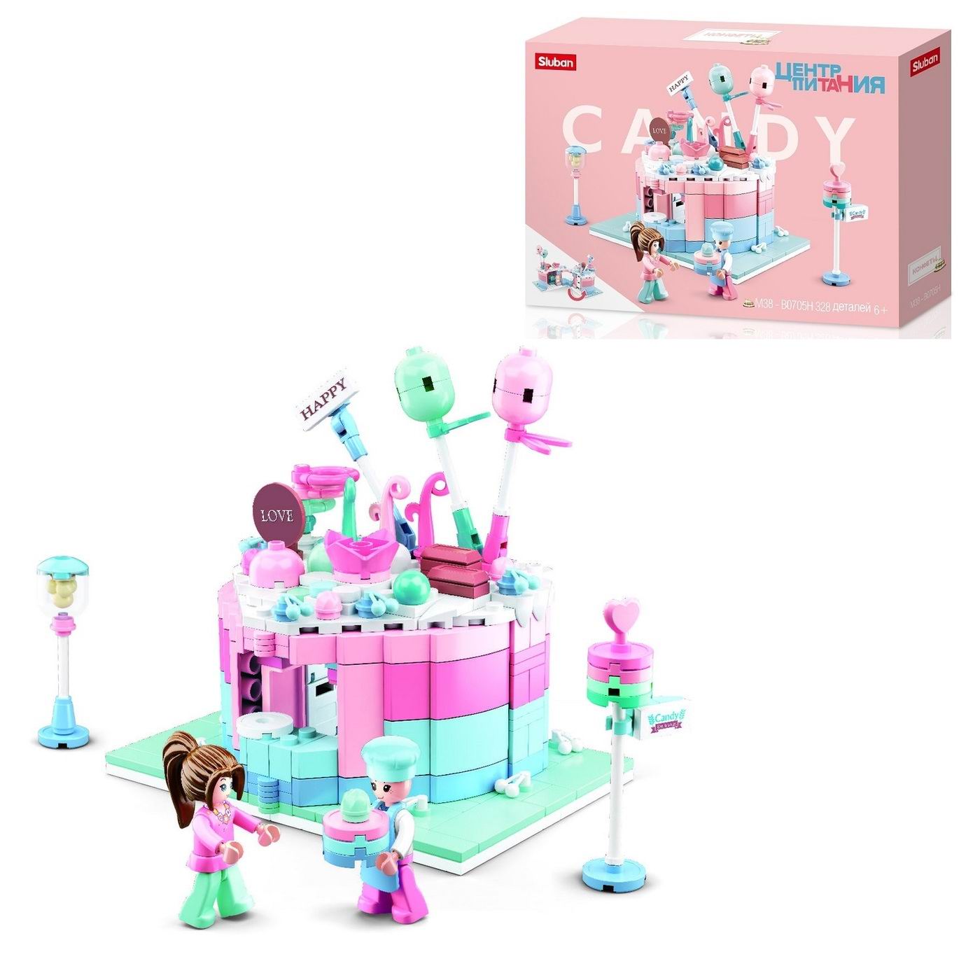 Конструктор SLUBAN Мини-кафе Кондитерская - фото 1