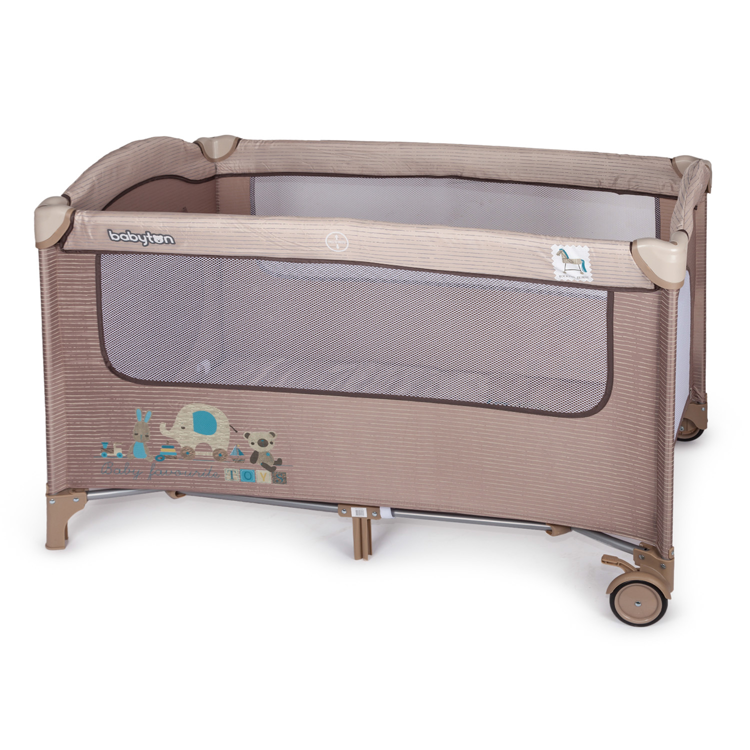 Манеж-кровать Babyton Khaki P610/KHAKI - фото 7