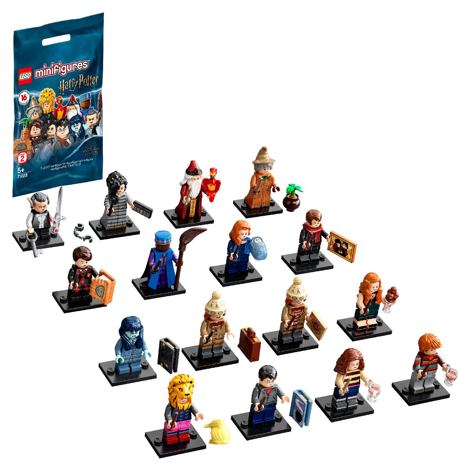 Конструктор LEGO Minifigures Harry Potter 2 блочный - фото 1