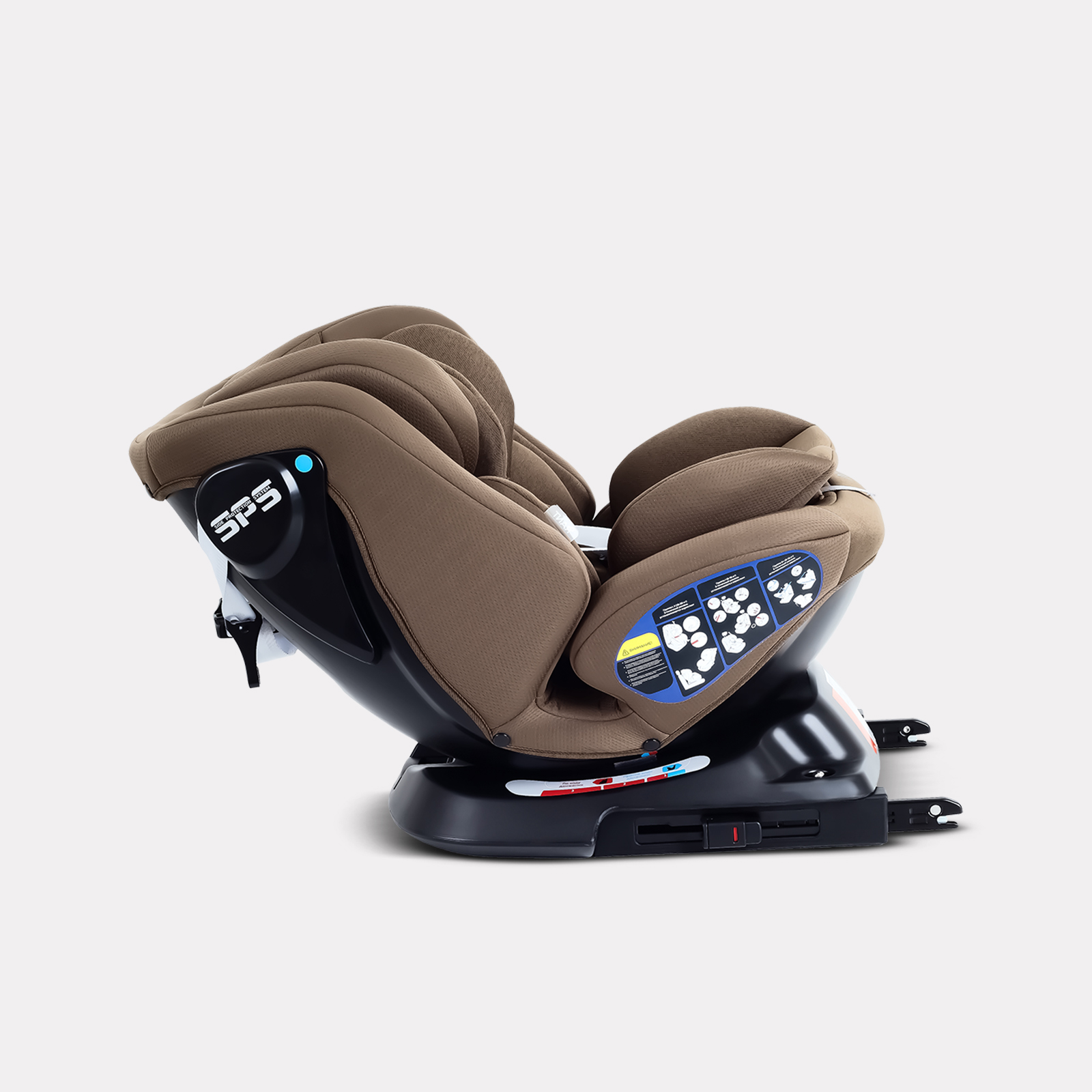 Автокресло Rant Nitro new isofix Isofix 0+/1/2/3 (0-36 кг) бежевый - фото 3