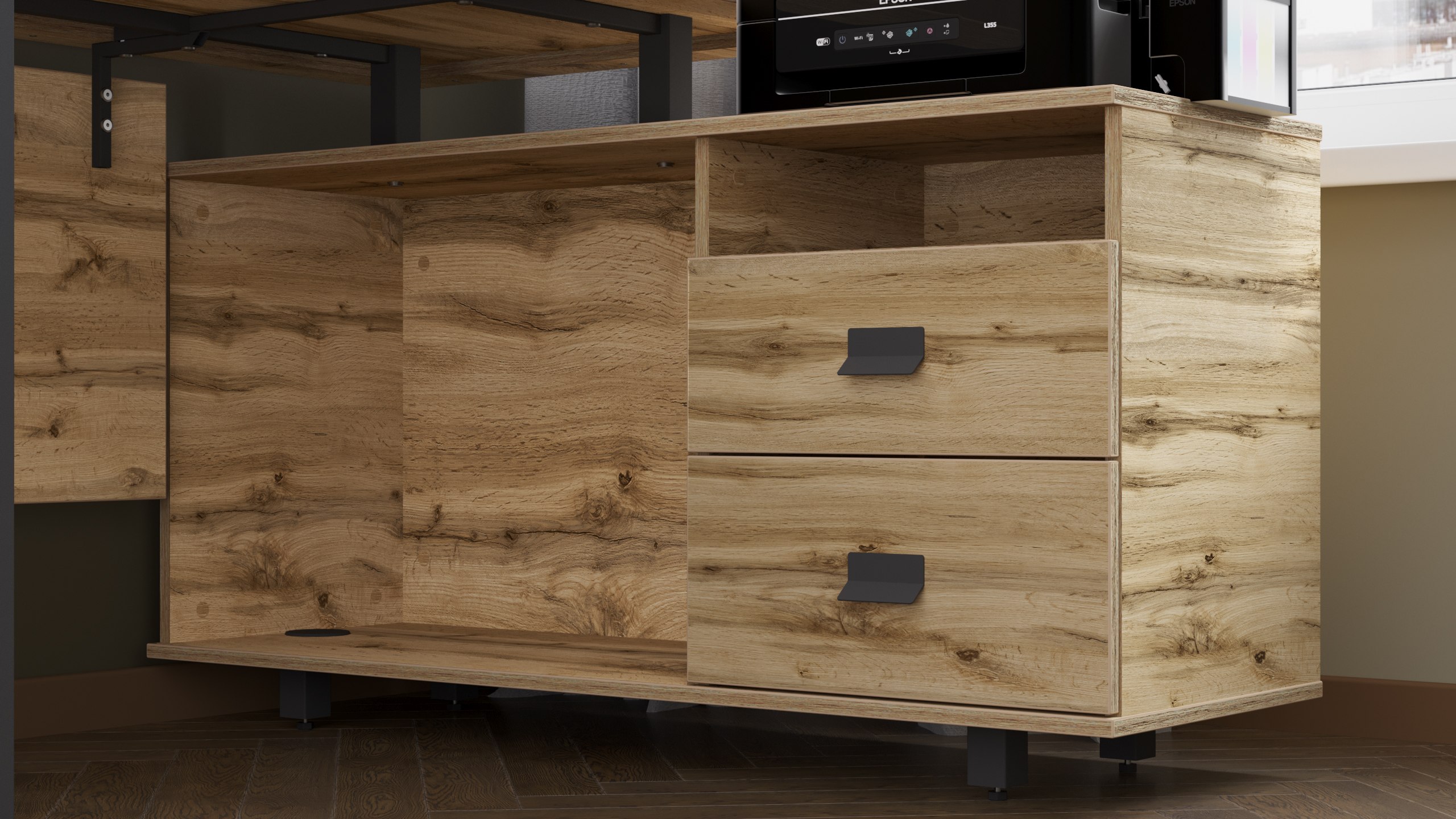 Письменный стол КАЛИФОРНИЯ МЕБЕЛЬ Хардвиг 1200 - фото 4