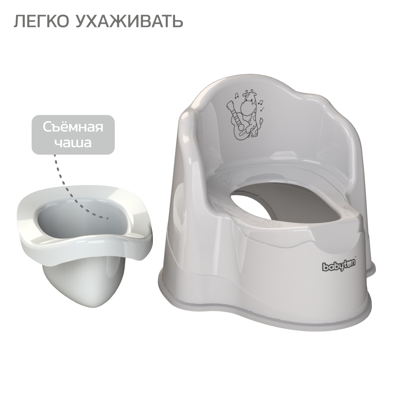 Набор для купания и гигиены Babyton серый - фото 12