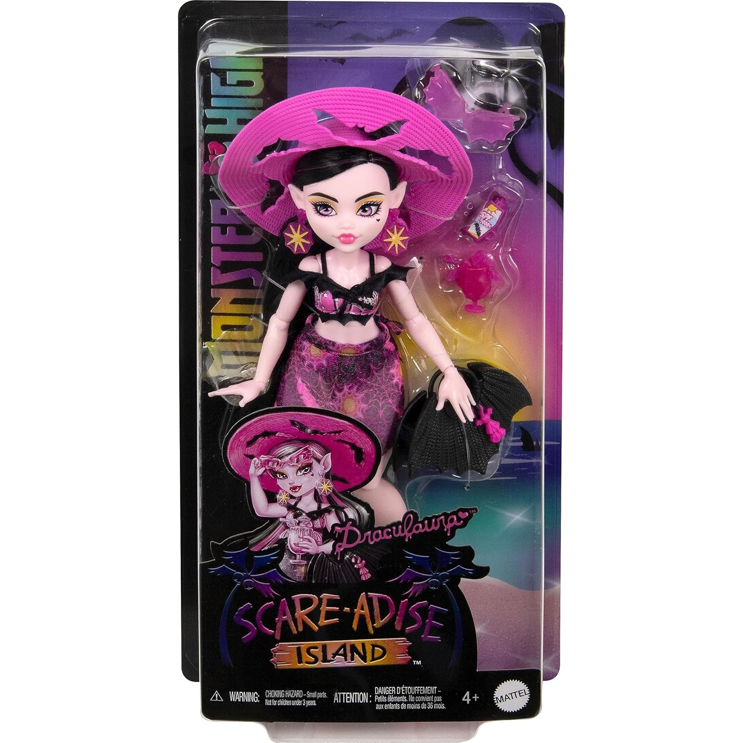 Кукла модельная Monster High Spring Break Draculaura HRP66 - фото 5