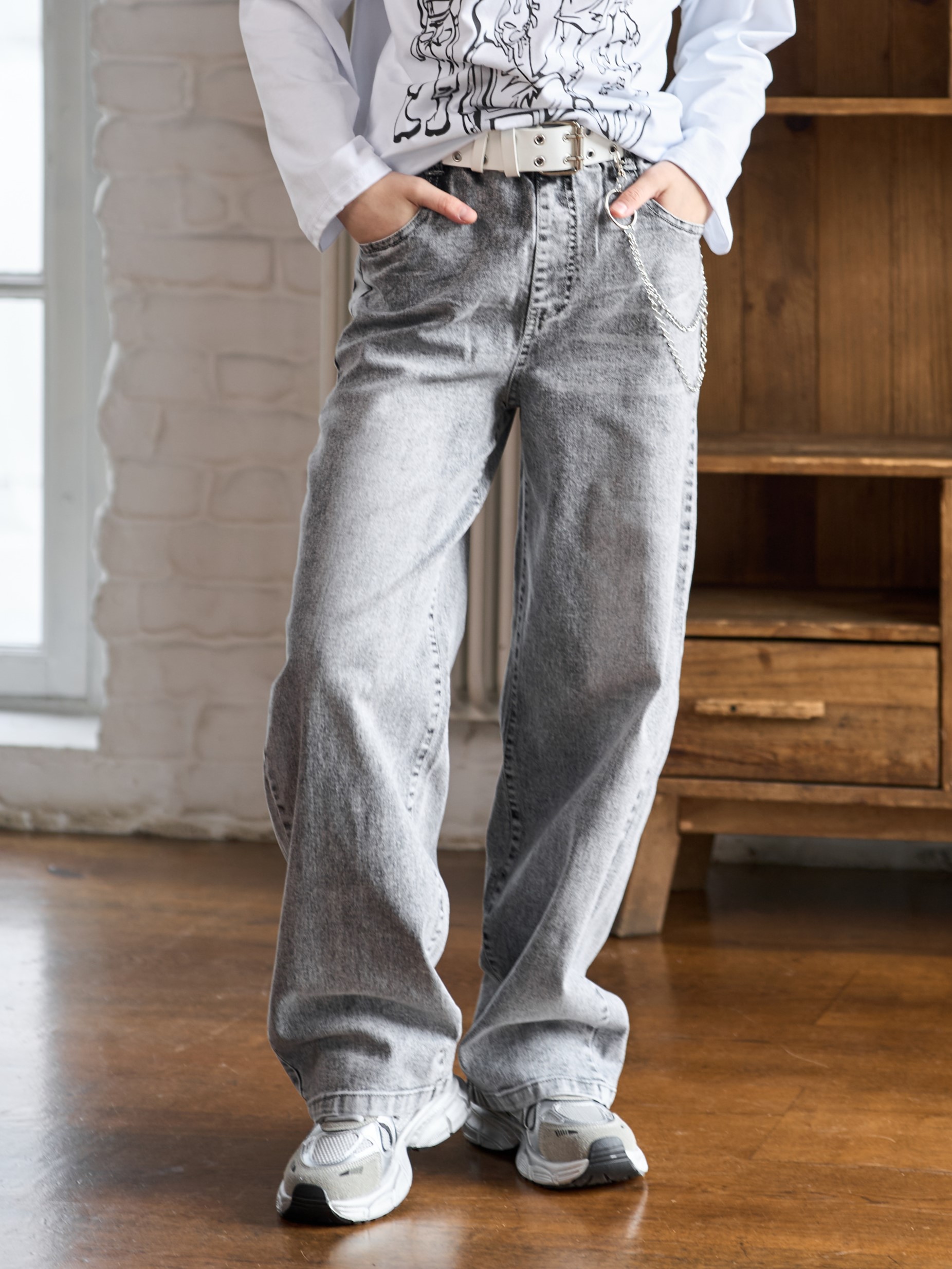 Джинсы СИНИЙ МИР WD8247NJ-G63 - фото 8