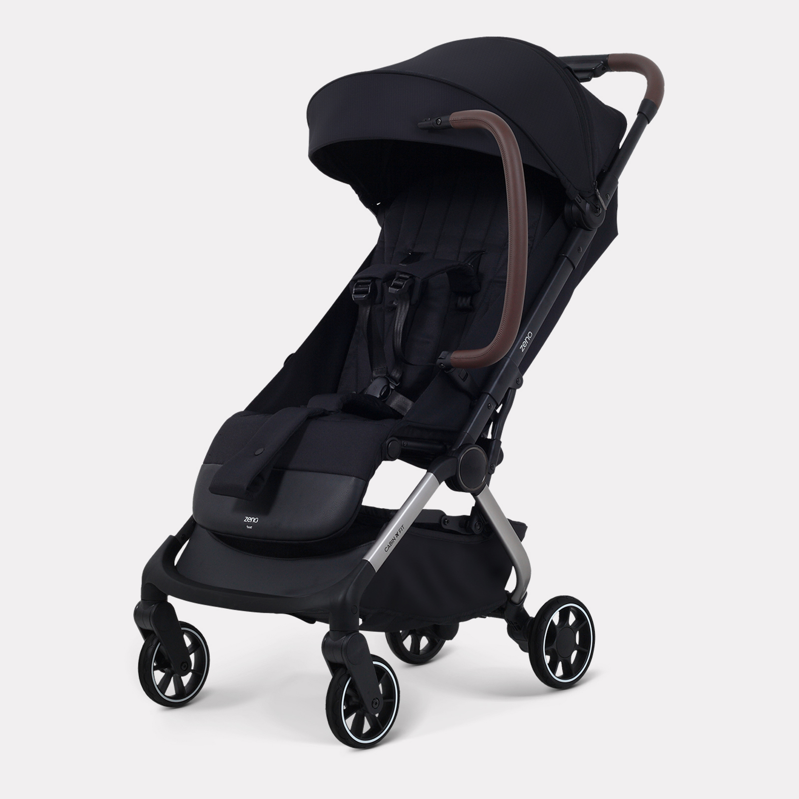 Коляска прогулочная Rant Zeno черный - фото 5