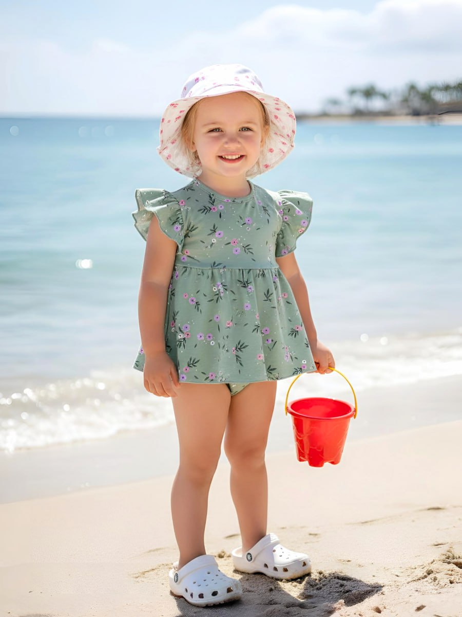 Боди VEDDI 079к-21-полынь/цветы - фото 6