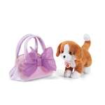 Мягкая игрушка Trudi Щенок с сумочкой с бантом 20см
