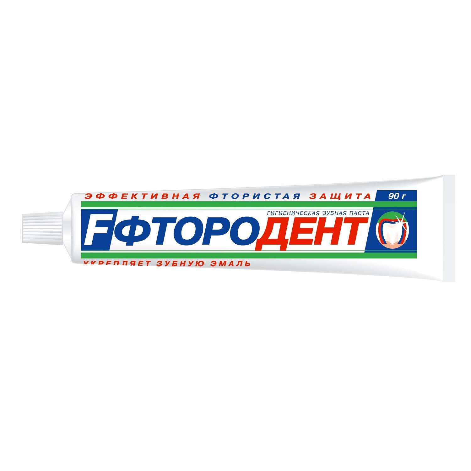 Зубная паста Фтородент с фтором Мята - фото 1