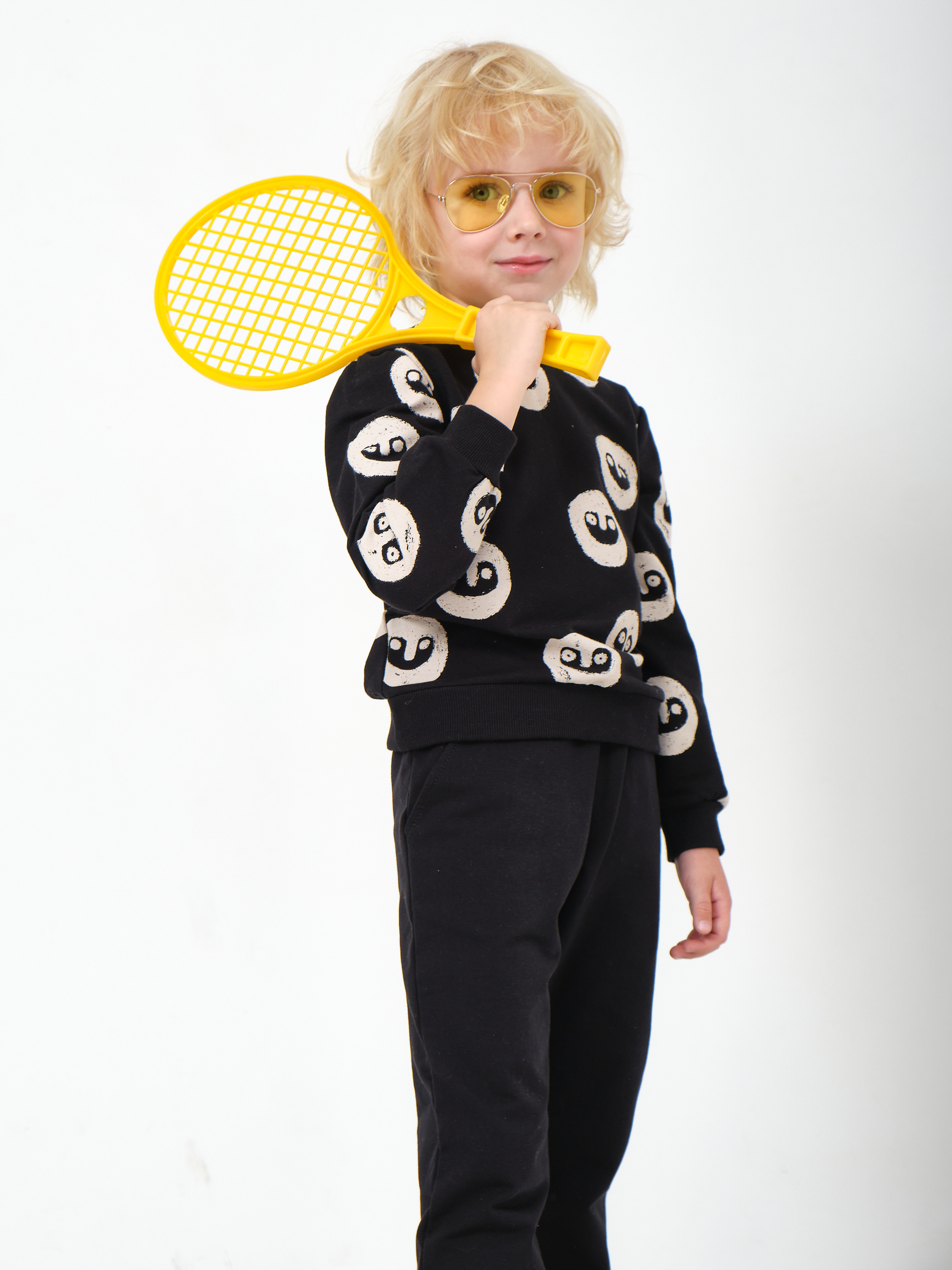 Свитшот ESINA KIDS esina001/svit/r1/ черный - фото 7