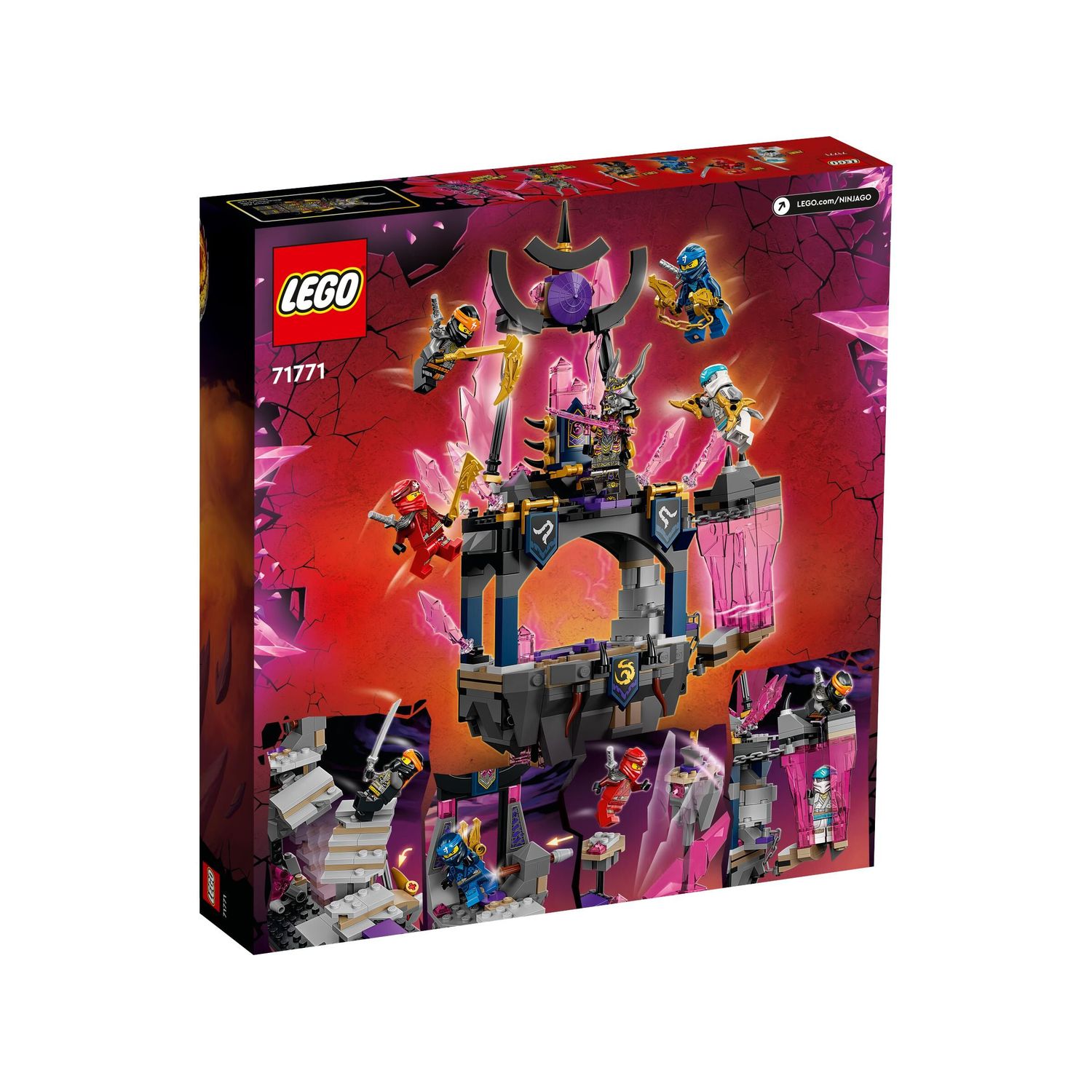 Конструктор LEGO NINJAGO The Crystal King Temple 703 дет. - фото 8