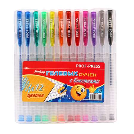 Ручка гелевая Prof-Press 12 шт.