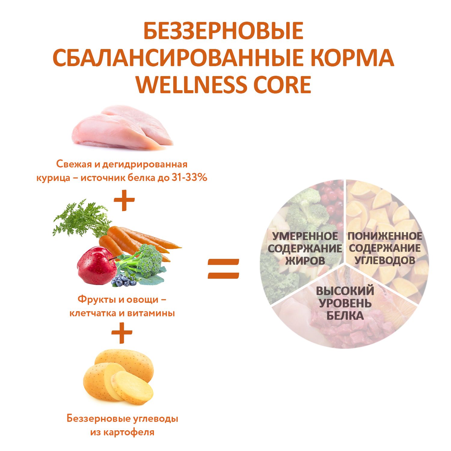 Корм для щенков Wellness CORE крупных курица 10кг - фото 6