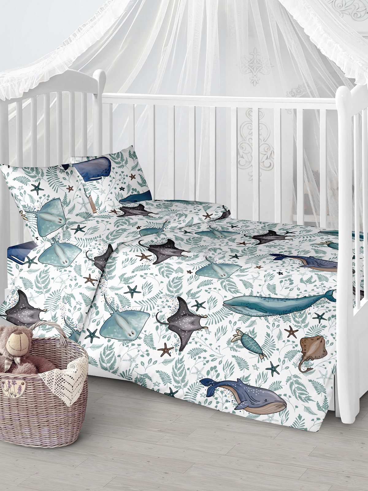 Комплект постельного белья Lemony kids Gianni детский 3 предм. в ассортименте - фото 1