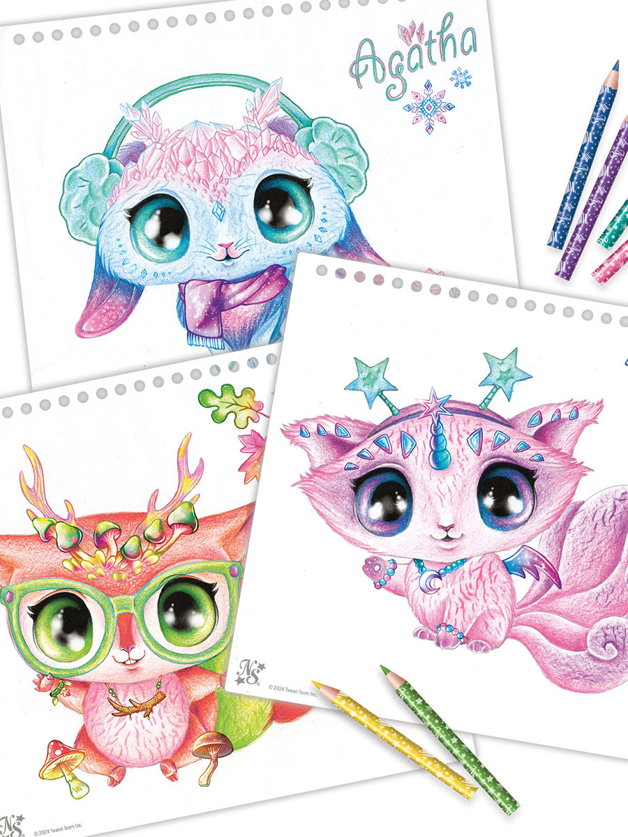 Раскраска для девочек Nebulous Stars "Мифики", набор для творчества, серия Space, 11141_NSDA - фото 4