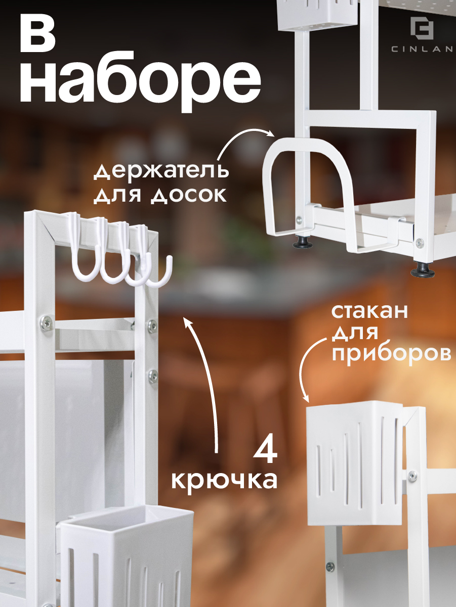 Полка кухонная CINLANKIDS для специй - фото 3