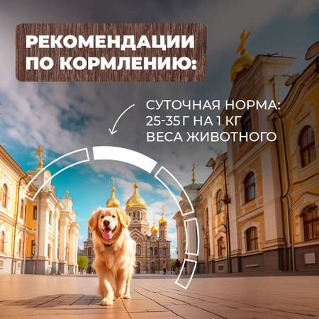 Корм для собак Родные корма птица с потрошками в желе по-московски 410г