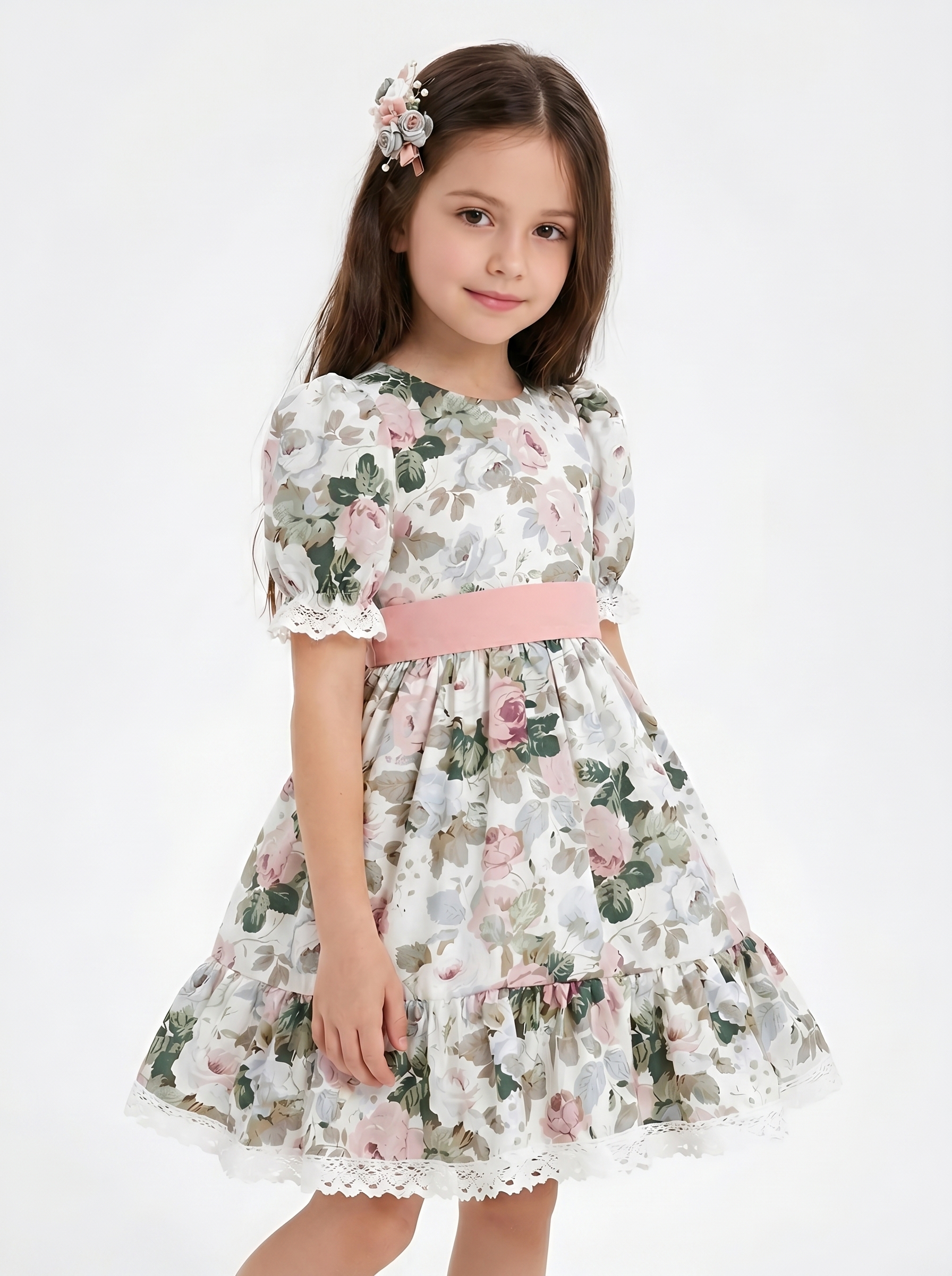 Платье Pansykids винтажфонарик - фото 1