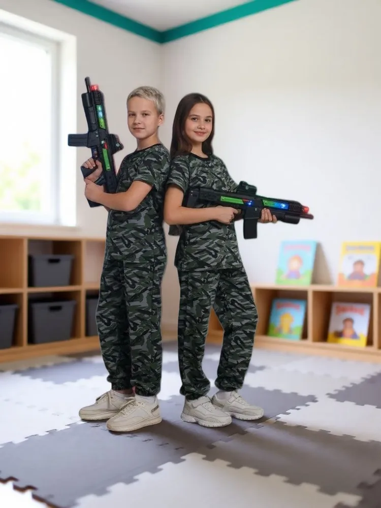 Костюм ЛАДОШКИ Комплект Сафари зеленый - фото 8