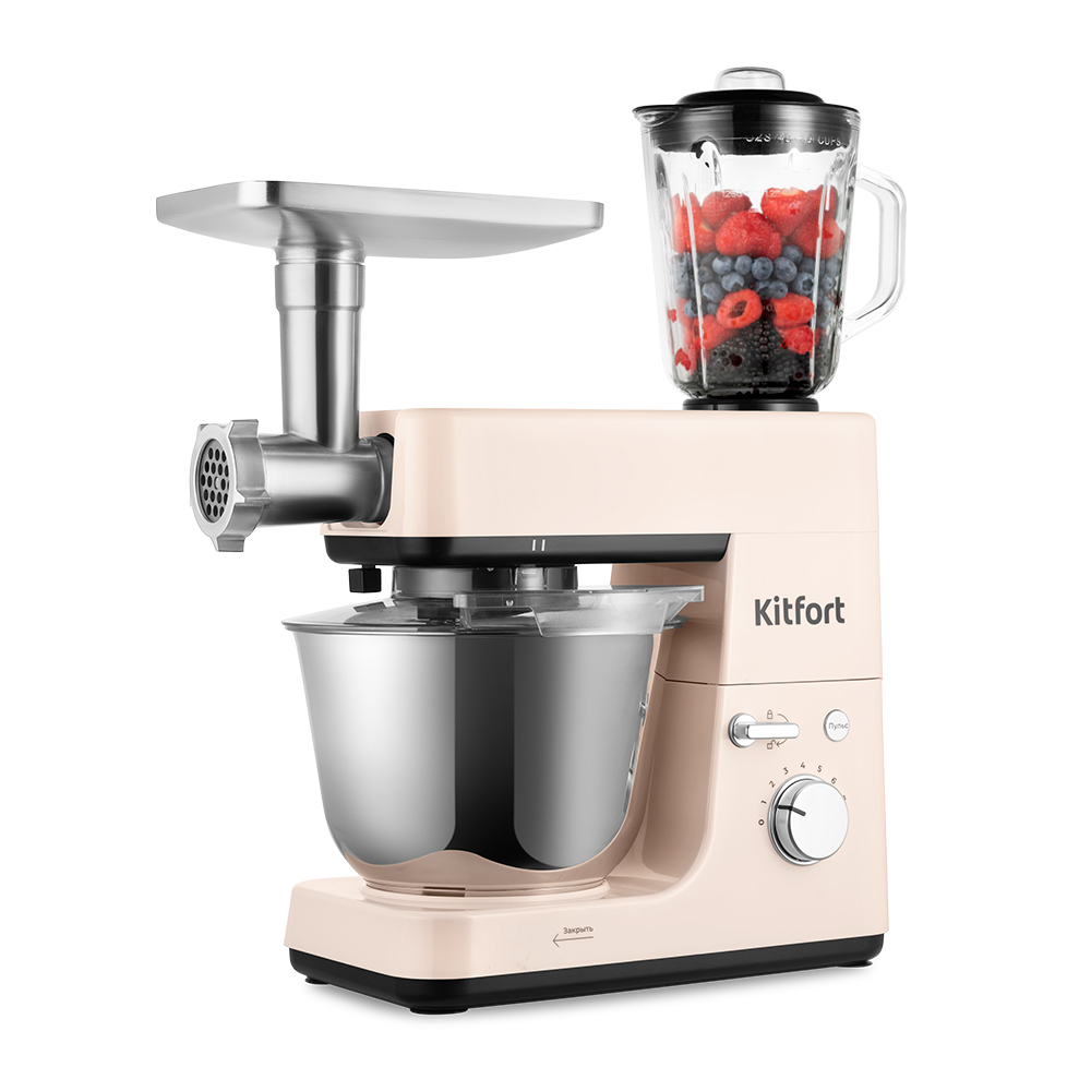 Планетарный миксер "4 в 1" KITFORT КТ-3419-1 - фото 1