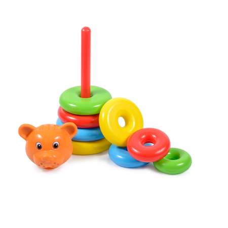 Игрушка Green Plast пирамидка Животные Медведь