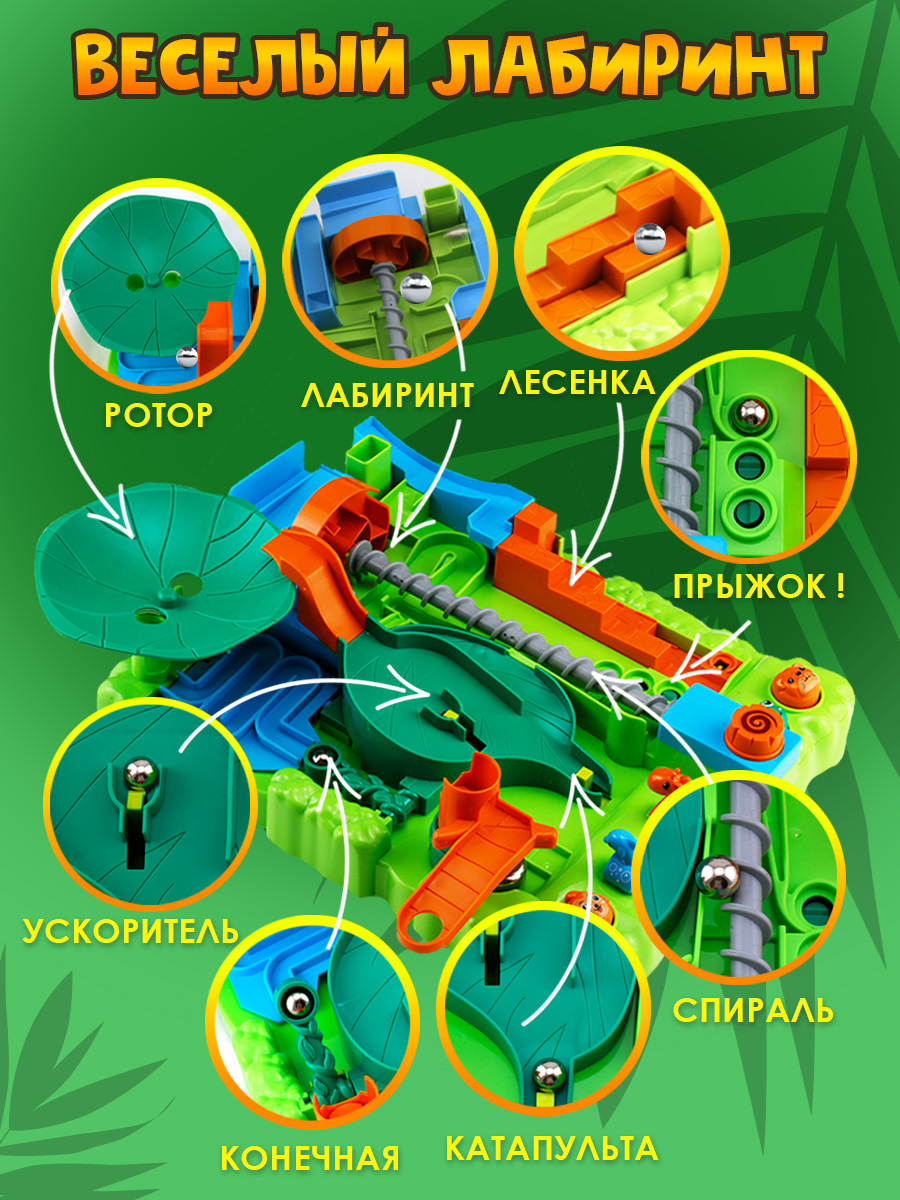 Настольная игра TIPTOPOLIS "Умный лабиринт" Джунгли - фото 2