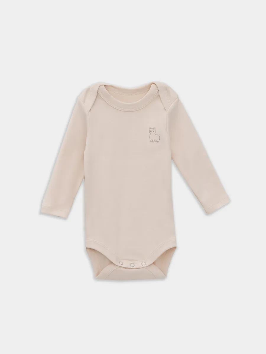 Боди 2 шт Mark Formelle (Марк Формэль) 13016-2/альпаки на сером +пудровый - фото 11