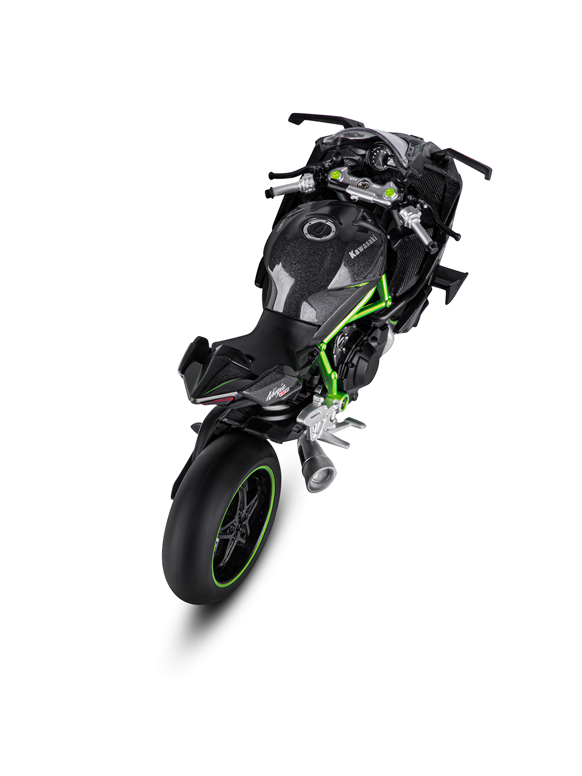 Мотоцикл АВТОпанорама Kawasaki Ninjia H2R 1:12 JB1251573 - фото 12