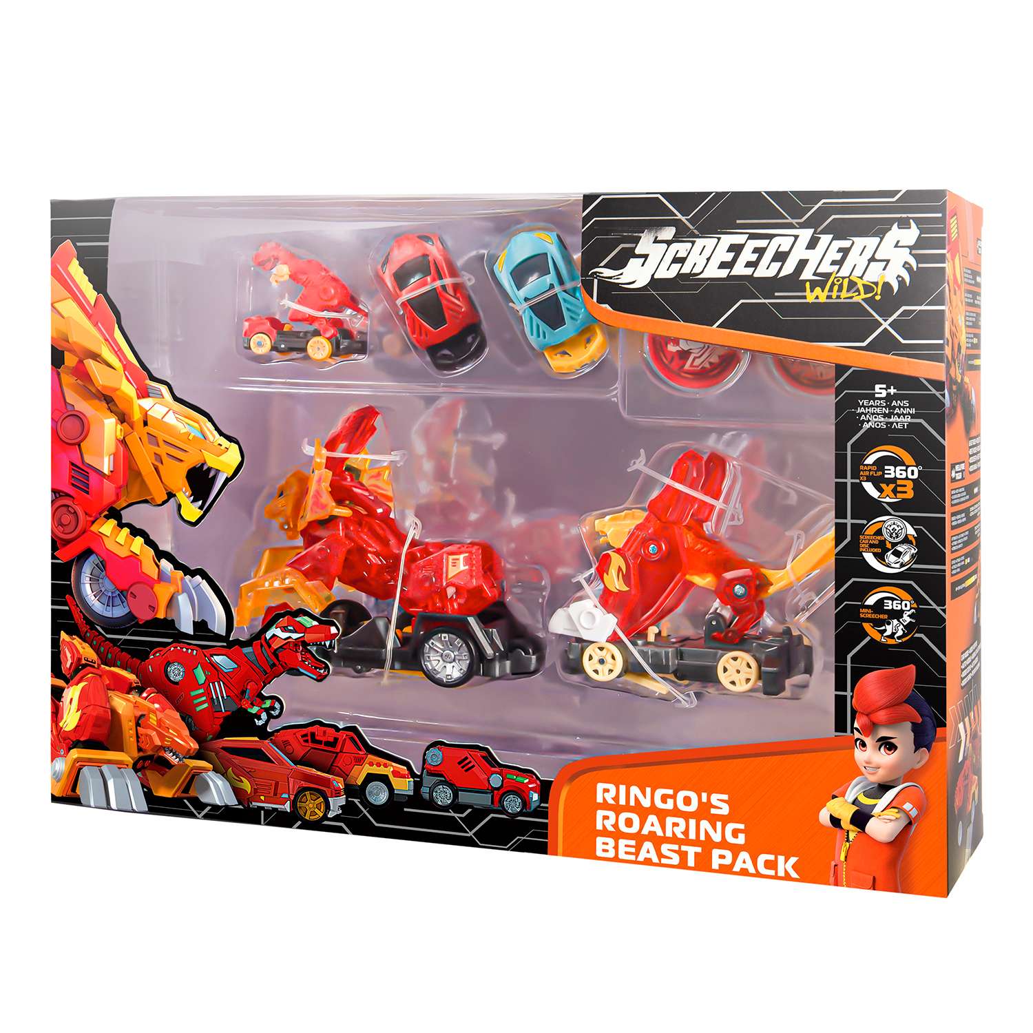 Игровой набор Screechers Wild Машинки-трансформеры - фото 10