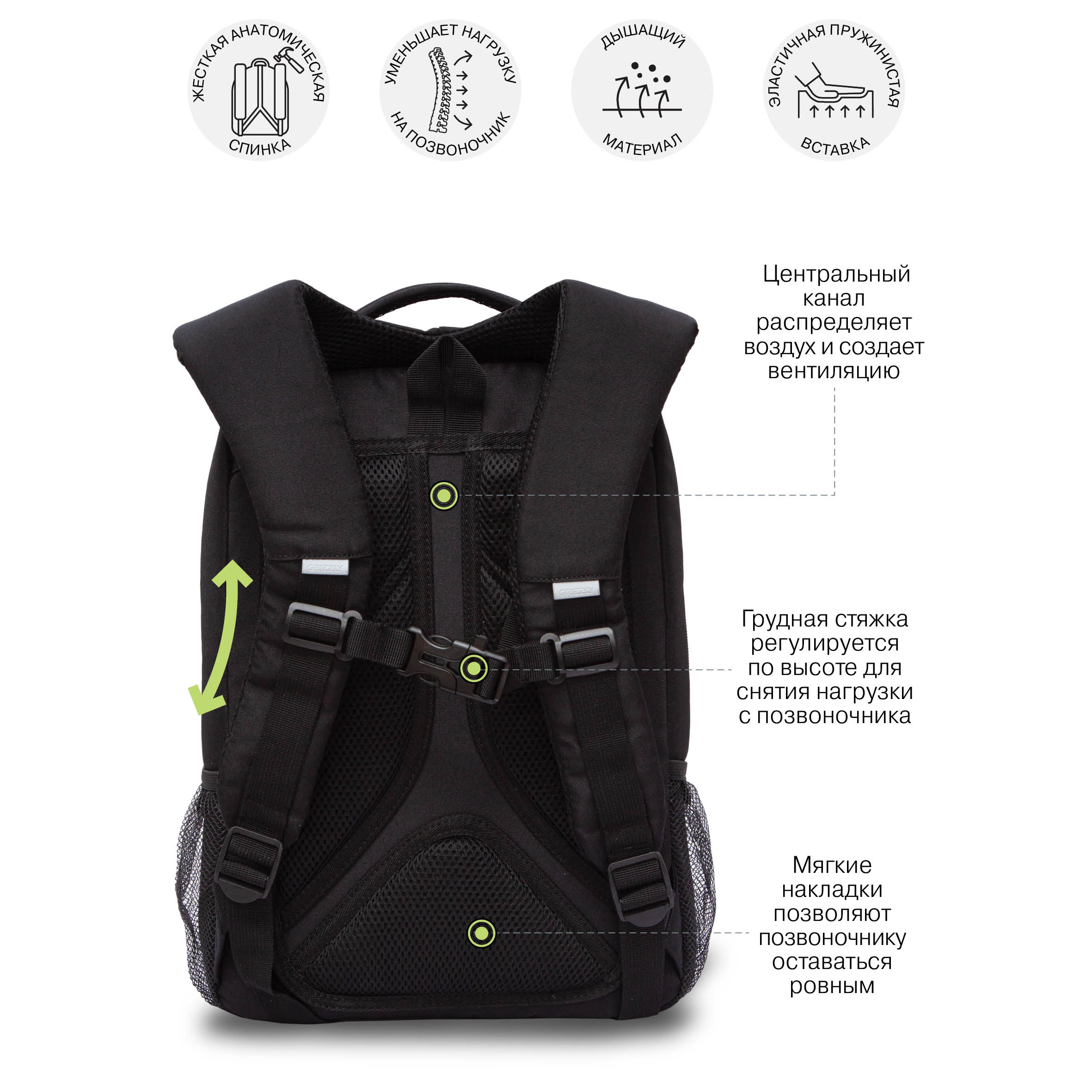 Рюкзак Grizzly для мальчика - фото 7