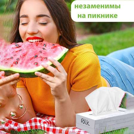 Бумажные салфетки Folk 5 упак. 100 шт.