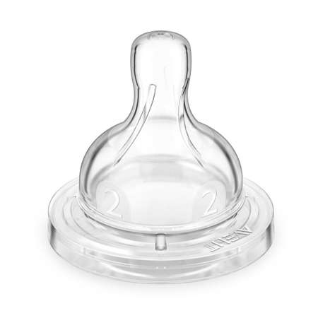 Соска Philips Avent Anti-Colic силикон (медленный поток) 2 шт.