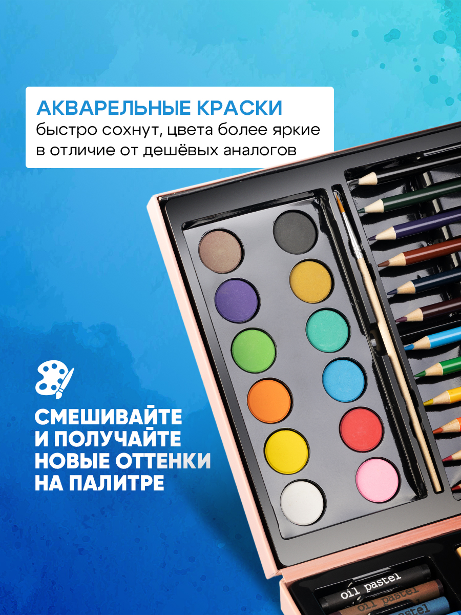 Набор для рисования Bluepink Hearts Чемодан - фото 7
