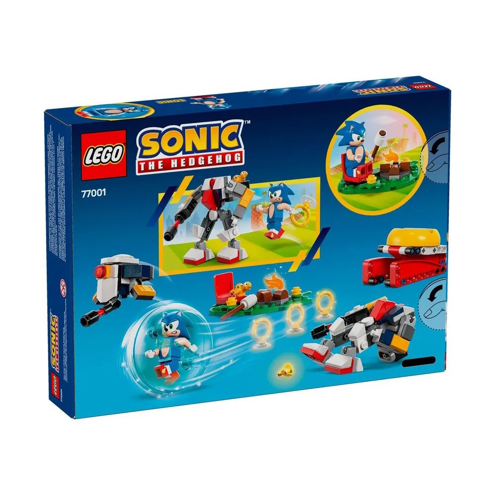 Конструктор LEGO Sonic the Hedgehog Столкновение Соника у костра 177 дет. - фото 7