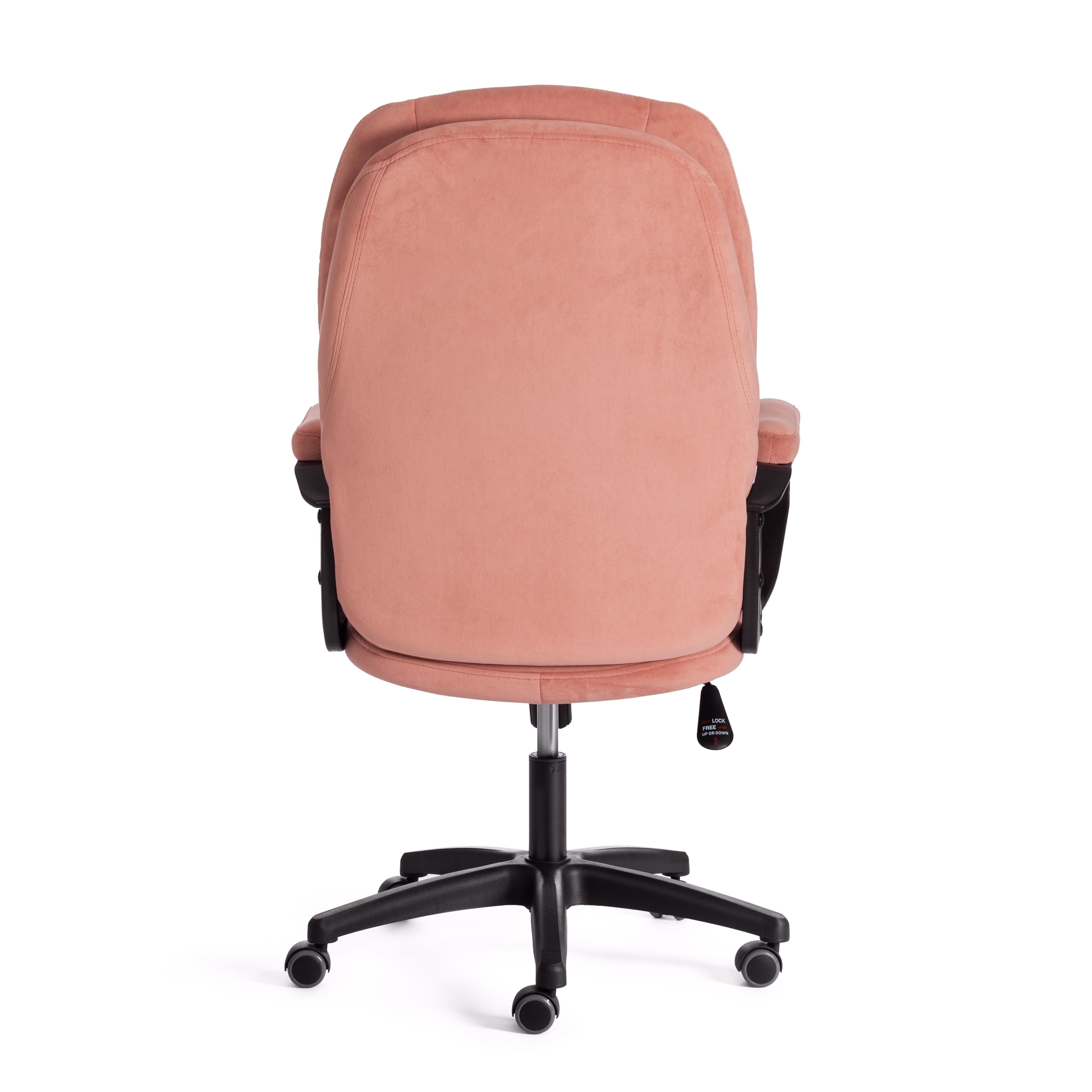 Компьютерное кресло TETCHAIR Комфорт Лт флок розовый - фото 5